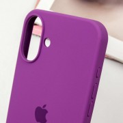 Чехол Silicone Case Full Protective (AA) для Apple iPhone 16 Plus (6.7"), Фиолетовый / Grape