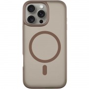 TPU+PC чехол Blueo Skin Friendly Frosted with MagSafe для Apple iPhone 16 Pro (6.3") Золотой