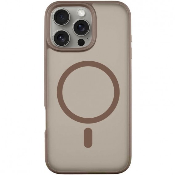 TPU+PC чехол Blueo Skin Friendly Frosted with MagSafe для Apple iPhone 16 Pro Max (6.9"), Золотой