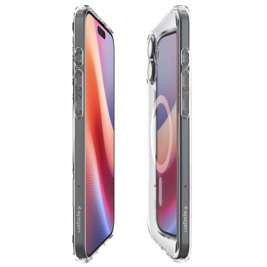 Чехол SGP Ultra Hybrid (MagFit) для Apple iPhone 16 Plus (6.7") Прозрачный - изображение 5
