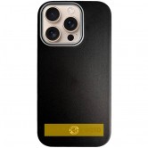 Чехол SGP PC+Leather with MagSafe для Apple iPhone 16 (6.1 дюйма) Black