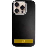 Чохол SGP PC+Leather with MagSafe для Apple iPhone 16 (6.1") Black