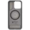 Чохол PC+Leather SGP with MagSafe для Apple iPhone 16 Pro (6.3"), Grey