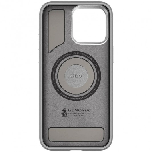 Чехол SGP PC+Leather with MagSafe для Apple iPhone 16 Pro (6.3") Grey - изображение 1