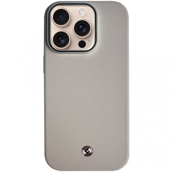 Чохол SGP PC+Leather with MagSafe для Apple iPhone 16 Pro Max (6.9") Grey