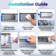 Захисне 3D скло Blueo Hot Bending для Apple iPhone 16 Pro Max (6.9") (+ аплікатор), Чорний