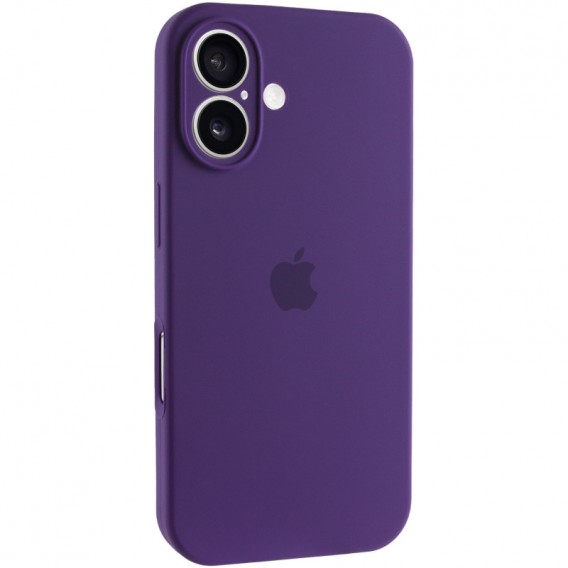 Чохол Silicone Case Full Camera Protective (AA) для Apple iPhone 16 (6.1"), Фіолетовий / Amethyst
