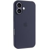 Чохол Silicone Case Full Camera Protective (AA) Apple iPhone 16 (6.1"), Темно-синій / Midnight blue