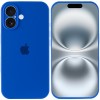 Чехол Silicone Case Full Camera Protective (AA) для Apple iPhone 16 (6.1"), Синий / Capri Blue
