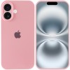 Чохол Silicone Case Full Camera Protective (AA) для Apple iPhone 16 (6.1"), Рожевий / Light pink