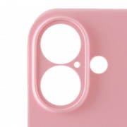Чехол Silicone Case Full Camera Protective (AA) для Apple iPhone 16 (6.1"), Розовый / Light pink