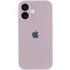 Чехол Silicone Case Full Camera Protective (AA) для Apple iPhone 16 (6.1"), Розовый / Chalk Pink
