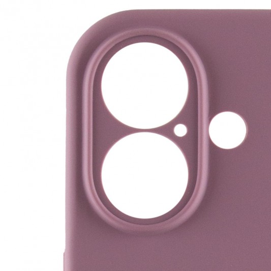 Чохол Silicone Case Full Camera Protective (AA) для Apple iPhone 16 (6.1") Ліловий / Lilac Pride - зображення 3 