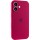 Чохол Silicone Case Full Camera Protective (AA) для Apple iPhone 16 (6.1") Червоний / Rose Red