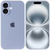 Чехол Silicone Case Full Camera Protective (AA) для Apple iPhone 16 (6.1"), Голубой / Lilac Blue