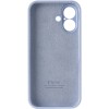 Чехол Silicone Case Full Camera Protective (AA) для Apple iPhone 16 (6.1"), Голубой / Lilac Blue