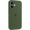 Чохол Silicone Case Full Camera Protective (AA) для Apple iPhone 16 (6.1"), Зелений / Dark Olive