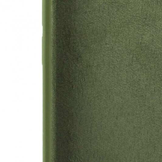 Чехол Silicone Case Full Camera Protective (AA) для Apple iPhone 16 (6.1") Зеленый / Dark Olive - изображение 6