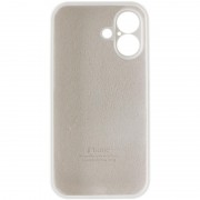 Чехол Silicone Case Full Camera Protective (AA) для Apple iPhone 16 (6.1"), Белый / White