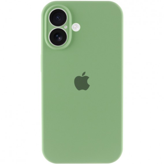 Чохол Silicone Case Full Camera Protective (AA) Apple iPhone 16 (6.1"), М'ятний / Mint