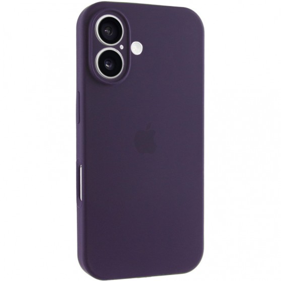 Чохол Silicone Case Full Camera Protective (AA) для Apple iPhone 16 (6.1") Фіолетовий / Elderberry