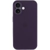 Чохол Silicone Case Full Camera Protective (AA) Apple iPhone 16 (6.1"), Фіолетовий / Elderberry