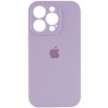 Чехол Silicone Case Full Camera Protective (AA) для Apple iPhone 16 (6.1"), Сиреневый / Lilac