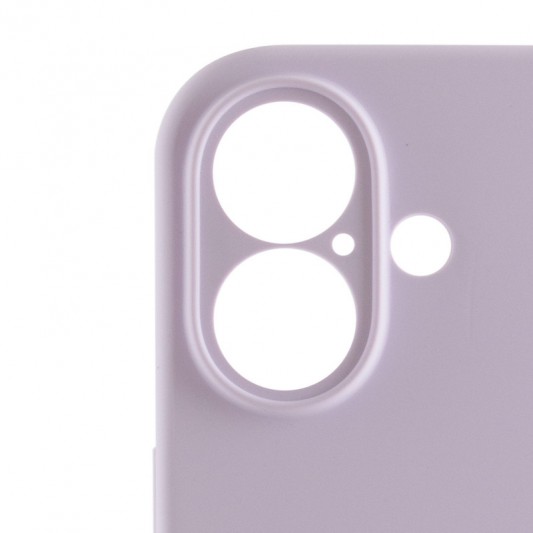 Чехол Silicone Case Full Camera Protective (AA) для Apple iPhone 16 (6.1") Сиреневый / Lilac - изображение 3