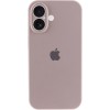 Чохол Silicone Case Full Camera Protective (AA) для Apple iPhone 16 (6.1"), Сірий / Lavender