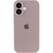 Чохол Silicone Case Full Camera Protective (AA) для Apple iPhone 16 (6.1"), Сірий / Lavender