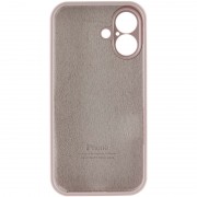 Чохол Silicone Case Full Camera Protective (AA) для Apple iPhone 16 (6.1"), Сірий / Lavender