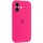Чохол Silicone Case Full Camera Protective (AA) для Apple iPhone 16 (6.1") Рожевий / Barbie pink