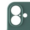 Чохол Silicone Case Full Camera Protective (AA) для Apple iPhone 16 (6.1"), Зелений / Pine green