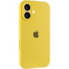 Чохол Silicone Case Full Camera Protective (AA) Apple iPhone 16 (6.1"), Жовтий / Yellow
