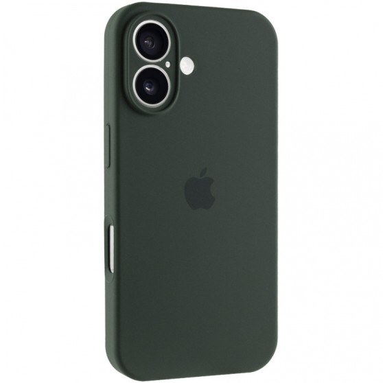 Чохол Silicone Case Full Camera Protective (AA) для Apple iPhone 16 (6.1") Зелений / Cyprus Green