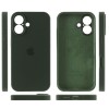 Чохол Silicone Case Full Camera Protective (AA) для Apple iPhone 16 (6.1"), Зелений / Cyprus Green