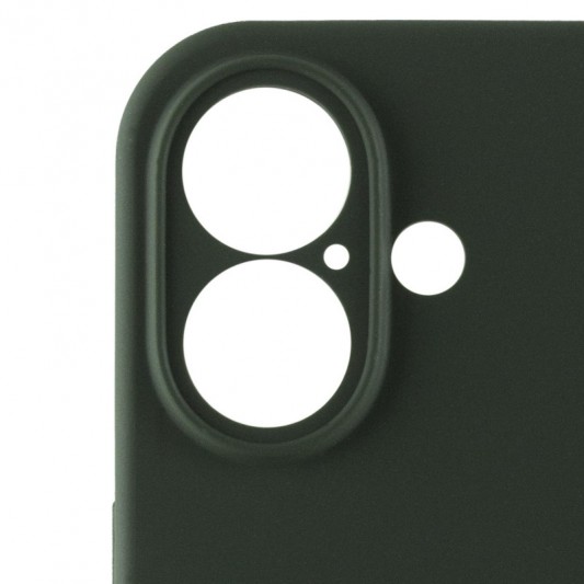 Чохол Silicone Case Full Camera Protective (AA) для Apple iPhone 16 (6.1") Зелений / Cyprus Green - зображення 3 