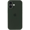 Чохол Silicone Case Full Camera Protective (AA) для Apple iPhone 16 (6.1"), Зелений / Cyprus Green