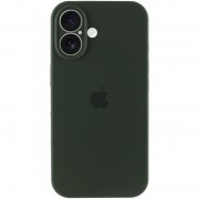 Чохол Silicone Case Full Camera Protective (AA) для Apple iPhone 16 (6.1"), Зелений / Cyprus Green