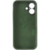 Чохол Silicone Case Full Camera Protective (AA) для Apple iPhone 16 (6.1"), Зелений / Cyprus Green