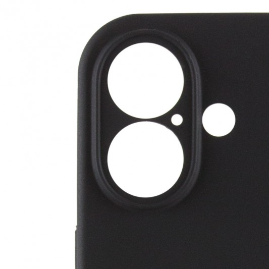 Чохол Silicone Case Full Camera Protective (AA) для Apple iPhone 16 (6.1") Чорний / Black - зображення 3 