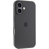 Чохол Silicone Case Full Camera Protective (AA) для Apple iPhone 16 (6.1"), Сірий / Dark Gray