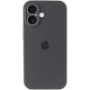 Чохол Silicone Case Full Camera Protective (AA) для Apple iPhone 16 (6.1"), Сірий / Dark Gray