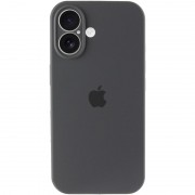 Чохол Silicone Case Full Camera Protective (AA) для Apple iPhone 16 (6.1"), Сірий / Dark Gray