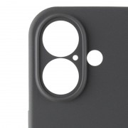 Чохол Silicone Case Full Camera Protective (AA) для Apple iPhone 16 (6.1"), Сірий / Dark Gray