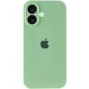 Чохол Silicone Case Full Camera Protective (AA) для Apple iPhone 16 (6.1"), Зелений / Pistachio