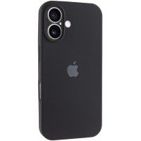 Чохол Silicone Case Full Camera Protective (AA) для Apple iPhone 16 Plus (6.7") Чорний / Black