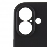 Чехол Silicone Case Full Camera Protective (AA) для Apple iPhone 16 Plus (6.7"), Черный / Black