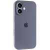 Чохол Silicone Case Full Camera Protective (AA) для Apple iPhone 16 Plus (6.7"), Сірий / Lavender Gray