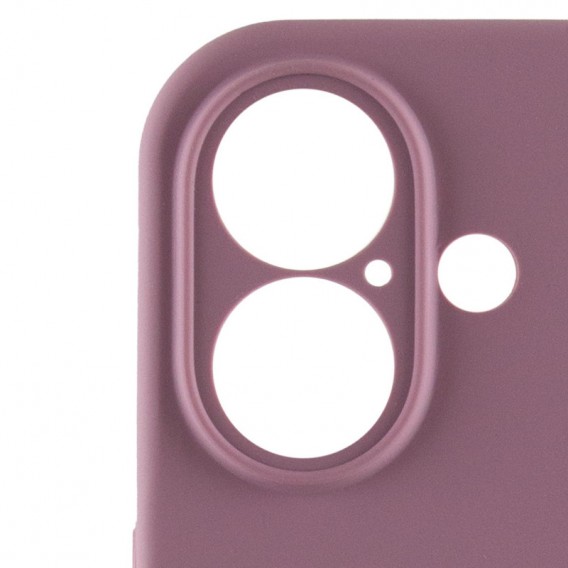 Чехол Silicone Case Full Camera Protective (AA) для Apple iPhone 16 Plus (6.7"), Лиловый / Lilac Pride